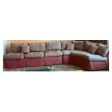 Unique Large Vintage Corner Couch