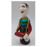 Asian Folk Art Carved Statue 8 1/4"