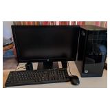 HP 110 Desktop PC, Speakers, Mouse, Keyboard