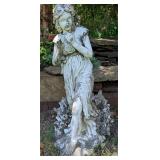 Garden Lady Statue 31"