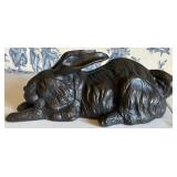 Vtg. Maitland Smith? Bronze Rabbit Figurine