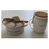 "Mudpie" Ceramic Jar & Chili Baker