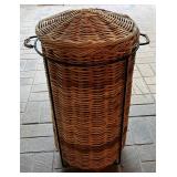 Wicker Trash Can 18" x 28"