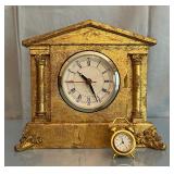 2 Small Quartz Desk Clocks