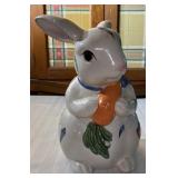Pretty Rabbit Cookie Jar