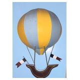 Metal Hot Air Balloon Wall Decor