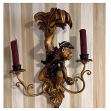 Rare Whimsical Monkey Candleholder