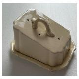 Vintage Covered Ivory Cheese Dish