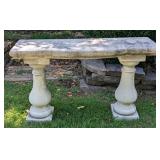 Faux Marble Garden Table 48"x30"