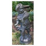 Defiant Cherub Statue 26"