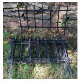 7 pcs. of 22" Black Garden Border