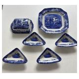 Spode Blue Italian Dish Set