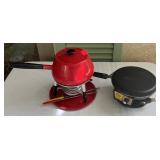 Crepe Pan &  Fondue Pot
