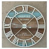 39" Wall Clock Decor