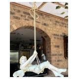 Beautiful Swinging Fairy Hanging Decor 23"