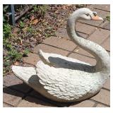 Swan Garden Statue 13" Tall