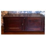 Vintage Small Solid Wood Hanging Cabinet