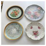 4 Decorative Hanging Plates