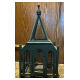Dark Green "Church Style" Wooden Bird Cage