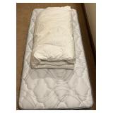 Twin Denver Mattress Co. Mattress & Feather Topper