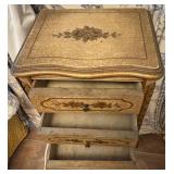 Vintage French Style Thin 3 Drawer Chest