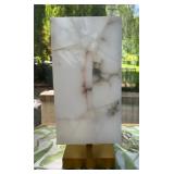 Very Nice Marble Table Lamp 16 1/2"