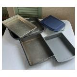 Pyrex Casserole w/Lid, 4 (9" x 12") Cook Pans