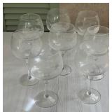 Excellent Animal Safari Etched Stem Wine Glasses