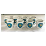 8 Vintage "New Trends" Coffee/Tea Mugs