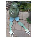 Contemplative Frog Decor