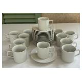 Consort-Sigma Demitasse Espresso Cups & Saucers