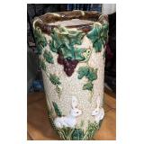 Charming Ceramic Rabbit Umbrella Container