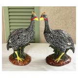 Pair of Townsends Pottery Guinea Hens