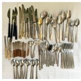 Variety of Mixed Silverware