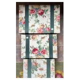 Floral Fabric Covered Storage Boxes