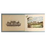 2 Art Prints of Le Chateau de Chambord