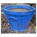 Large Blue Planter 13"