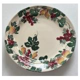 Decorative Ivy/Fruit Platter 14"