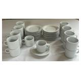 35 Pc. Pier 1 Demitasse Espresso Cups & Saucers