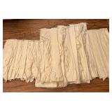 Set of JC Penney White Ruffled Curtains