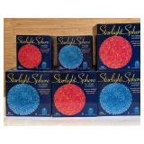 6 "Starlight Sphere" Hanging Lighted Decorations