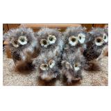 Lot Of 6 Brown Pier1 Owls