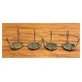 2 Metal Over-Rail Potted Plant Hangers