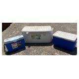 Coleman, Igloo, and Rubbermaid Ice Chests