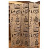 3-Panel "Paris" Design Room Screen/Divider