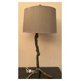 Rustic Metal "Branch" Style Table Lamp