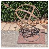 21" Celestial Sphere Metal Sculpture