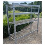 Heavy Duty Shop Shelving: 77"W x 72"H x 24"D