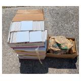 4 Boxes of 4¼" Glazed Tile & Colored Mortar Mix