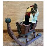 Santa Clause In His Sleigh Holiday Decor
